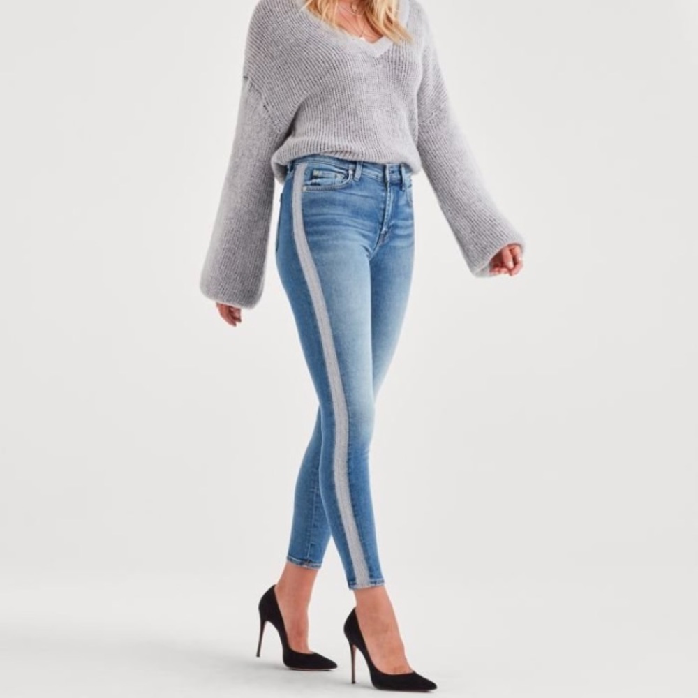 7 For All Mankind Luxe Vintage High Waist Skinny